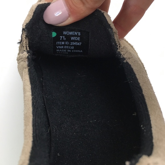 L.L.Bean Comfort Mocs Slip-On Suede Leather Shoes - Picture 5 of 7